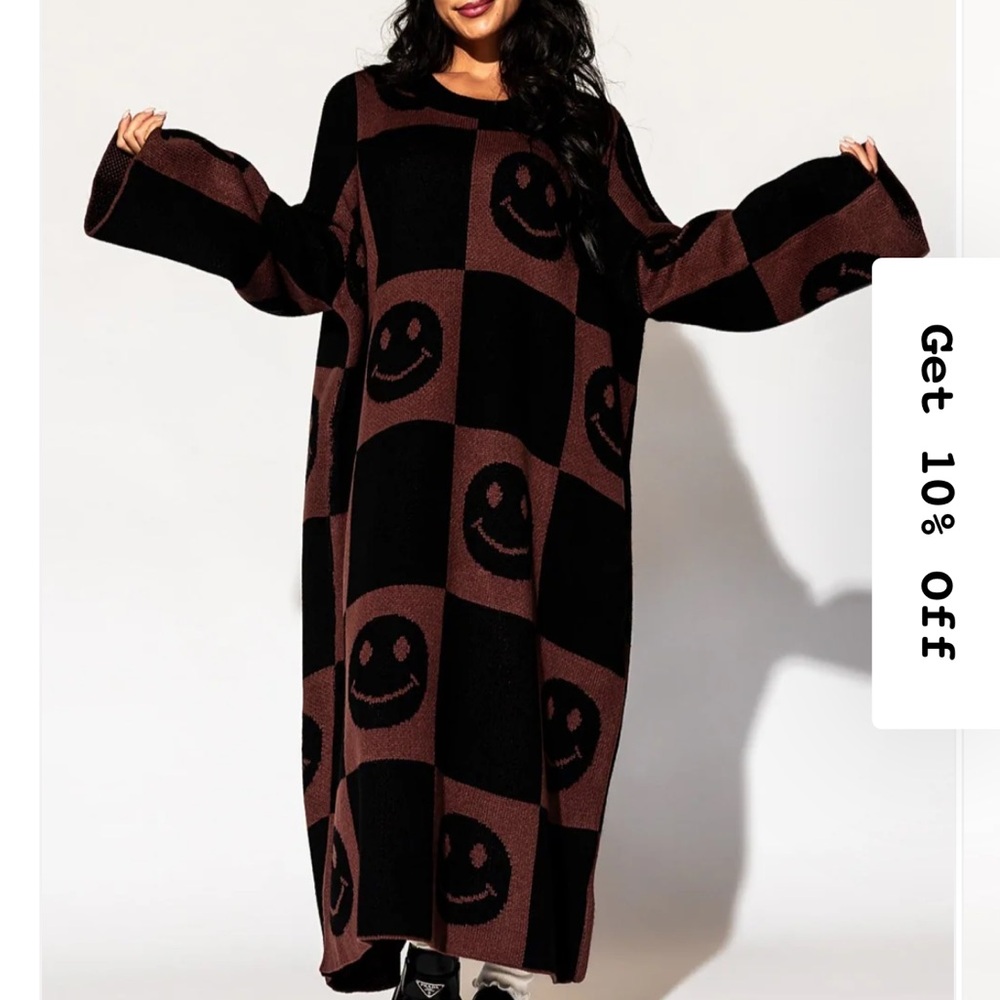 Dressed in LALA Black and Brown Maxi Dress